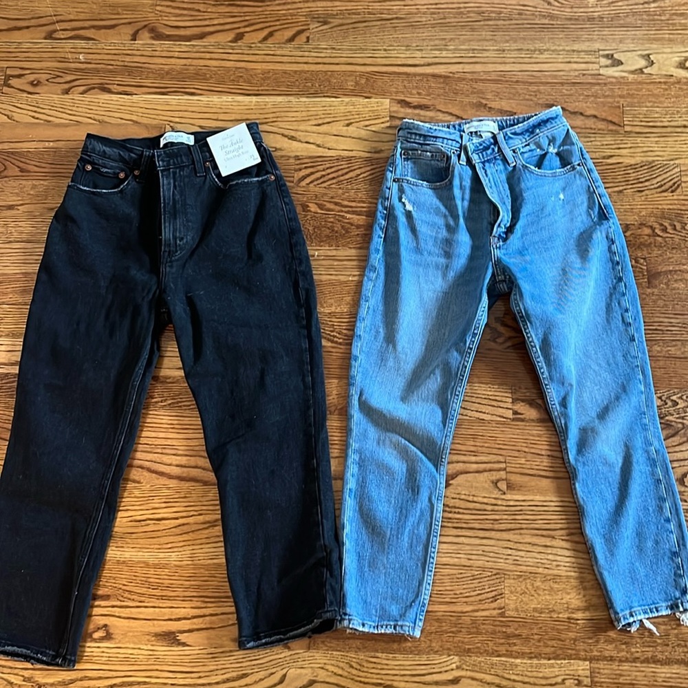 Abercrombie Extra Short Jeans Bundle (2 pairs)